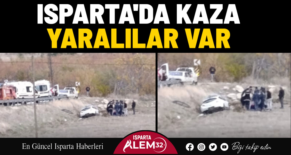 Isparta'da Feci Kaza