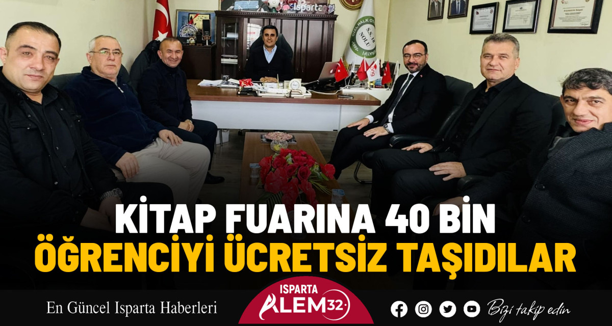 Kitap Fuarına 40 Bin Öğrenciyi Ücretsiz Taşıdılar