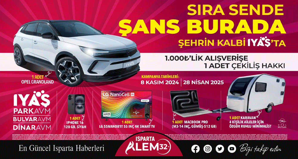 SIRA SENDE, ŞANS BURADA! ŞEHRİN KALBİ IYAŞ'TA