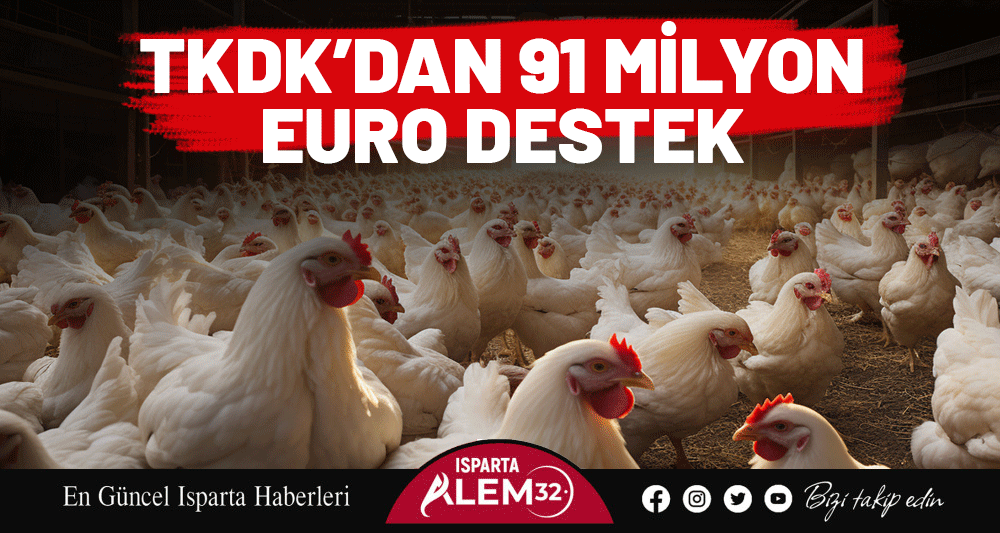 TKDK’DAN 91 MİLYON EURO DESTEK