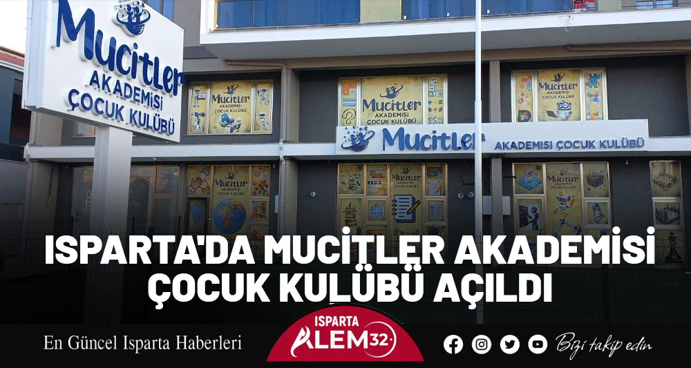 Isparta, çocuklar için yeni bir eğitim merkezi kazandı. Çünür Mahallesinde