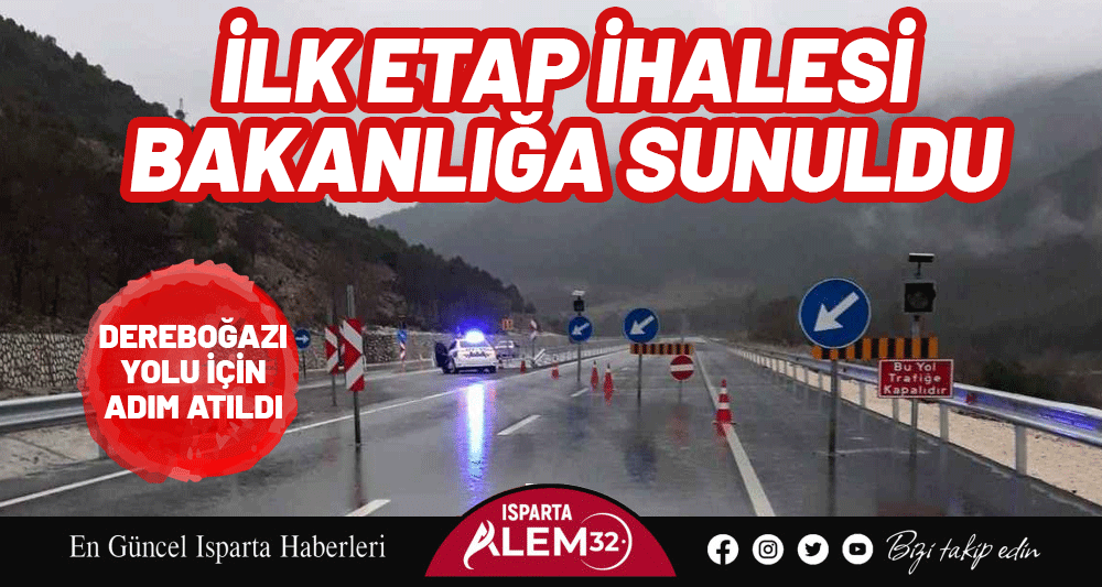 Dereboğazı yolunun kalan bölümlerinin duble yol olması için AK parti