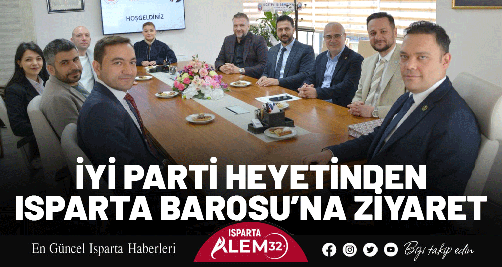 İYİ Parti Isparta İl Teşkilatı, 5 Nisan Avukatlar Günü dolayısıyla