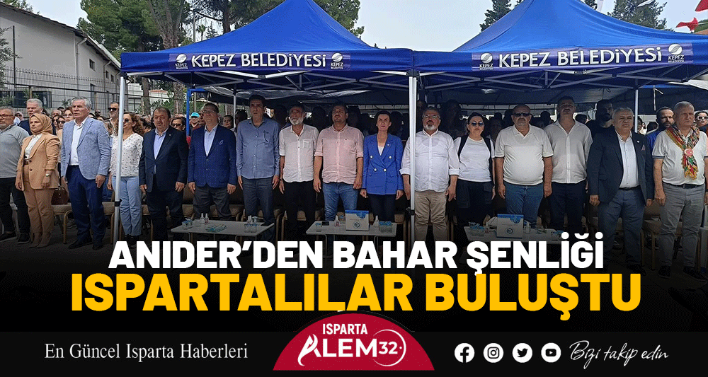 Antalya’daki Ispartalılar Derneği (ANIDER) tarafından düzenlenen Bahar Şenliği, Isparta kültürünü