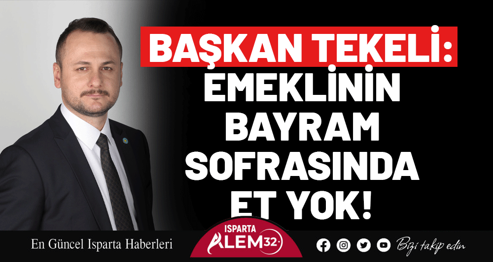 İYİ Parti Isparta İl Başkanı Dr. İbrahim Tekeli, yaklaşan Kurban