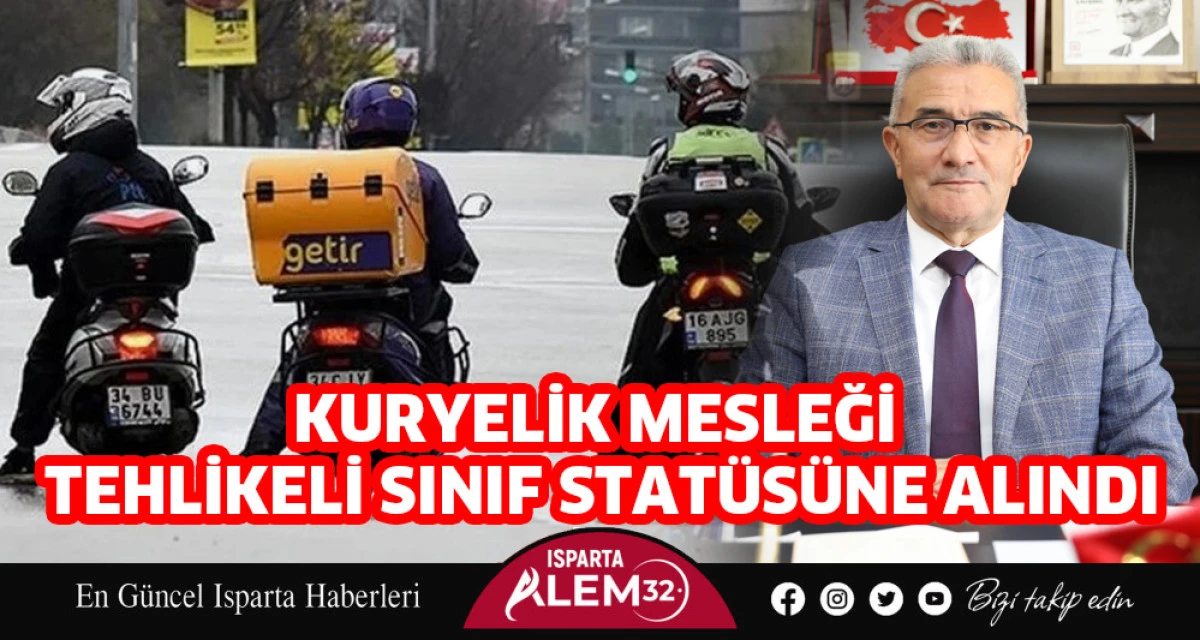 Kuryelik mesleği tehlikeli sınıf statüsüne alındı