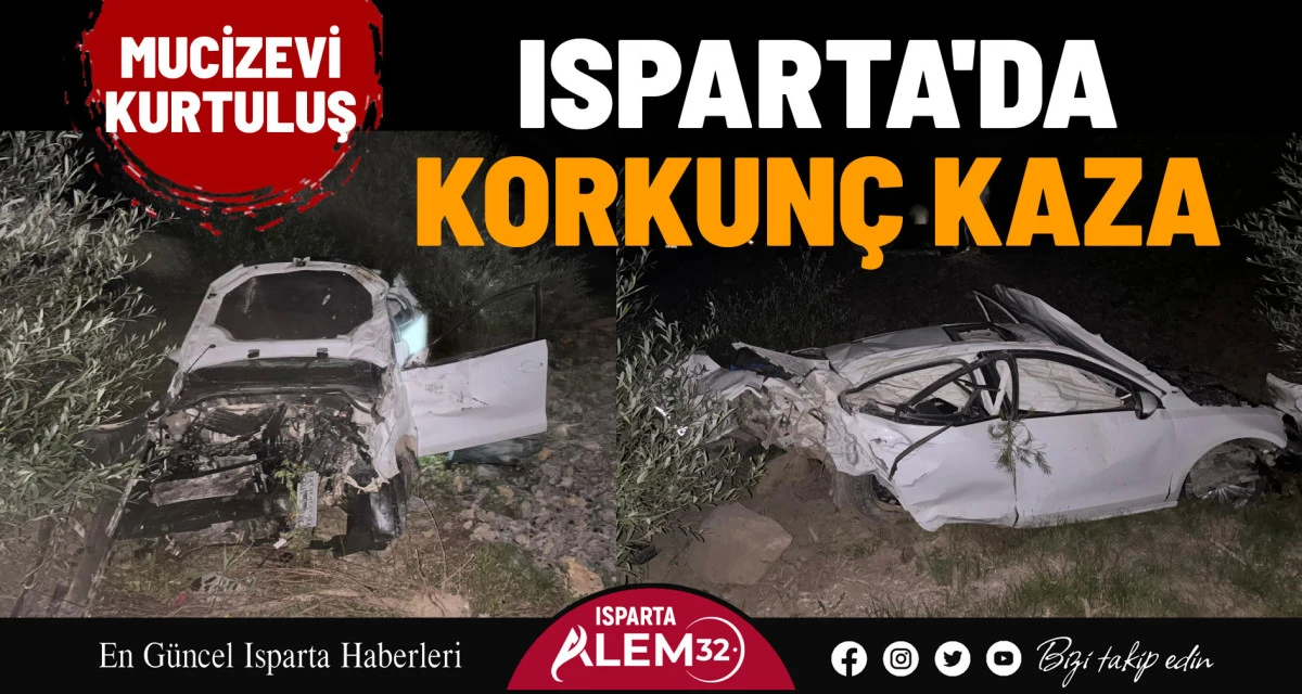Isparta’nın Sütçüler ilçesinden kent merkezine dönüş yolunda seyir halindeki Mustafa