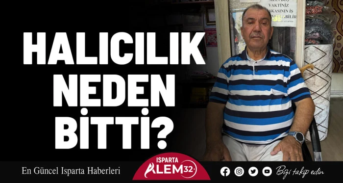 Isparta’da 51 yıldır halıcılık yapan Mehmet Ali Şenol (74), eski