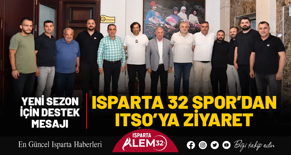 Isparta 32 Spor Kulüp Başkanı Gültekin Özdemir ve yönetimi, Isparta
