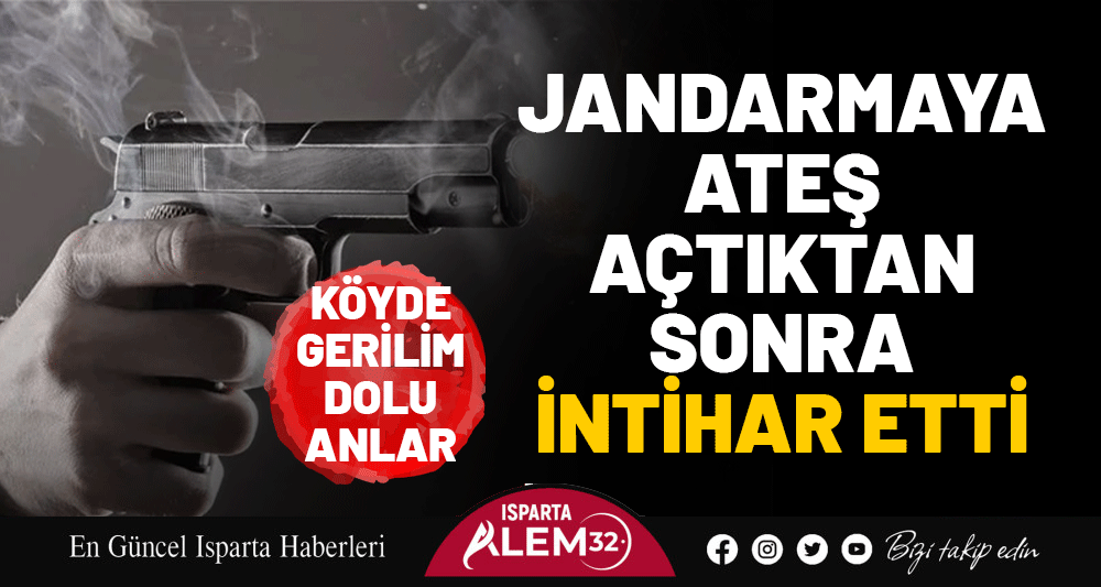 Isparta’nın Yalvaç ilçesinde çaldığı araçla kaçan bir şüpheli, jandarma ekiplerinin