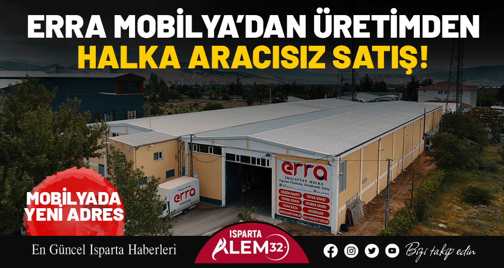 Kendi tasarımı ve üretimi olan mobilyalarıyla kaliteyi şıklıkla buluşturan Erra