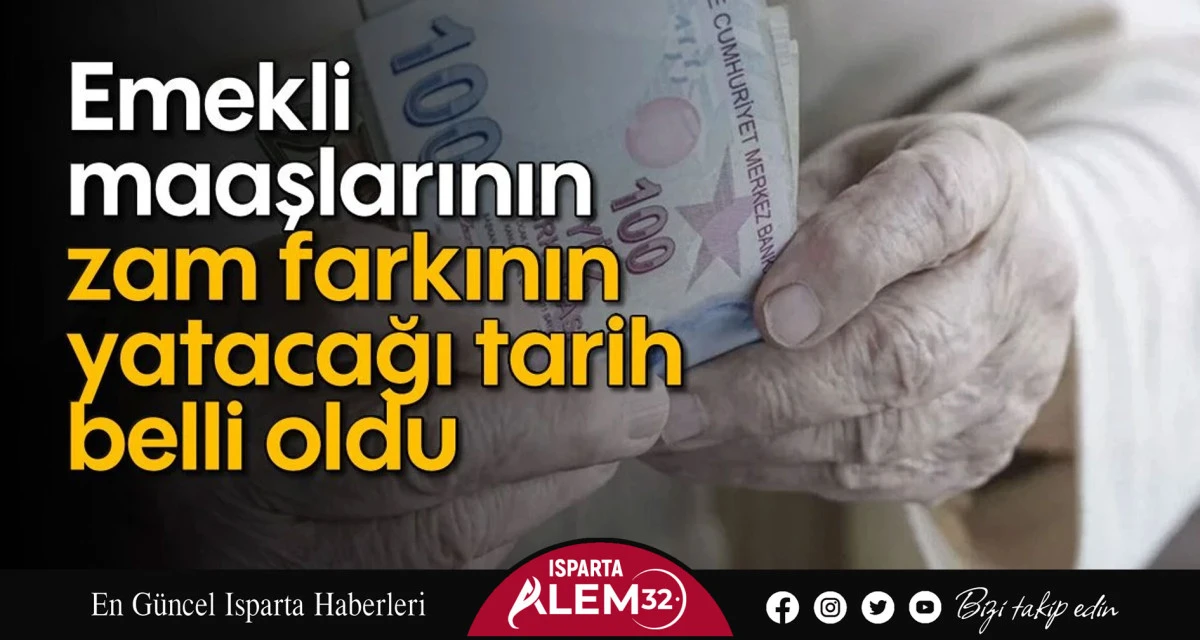SGK, Emekli Sandığı kapsamında aylık alanların temmuz ayı zam farkının