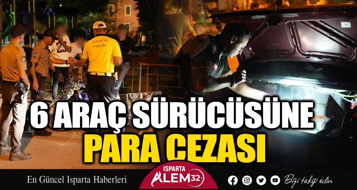 Isparta Emniyet Müdürlüğü ekipleri tarafından kent genelinde park, bahçe ve