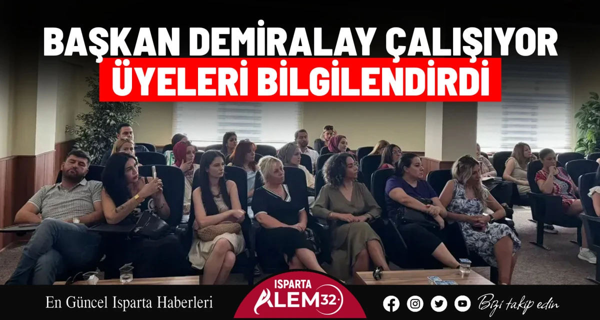 Isparta Berberler, Kuaförler ve Güzellik Salonları Odası Başkanı Mehmet Demiralay,