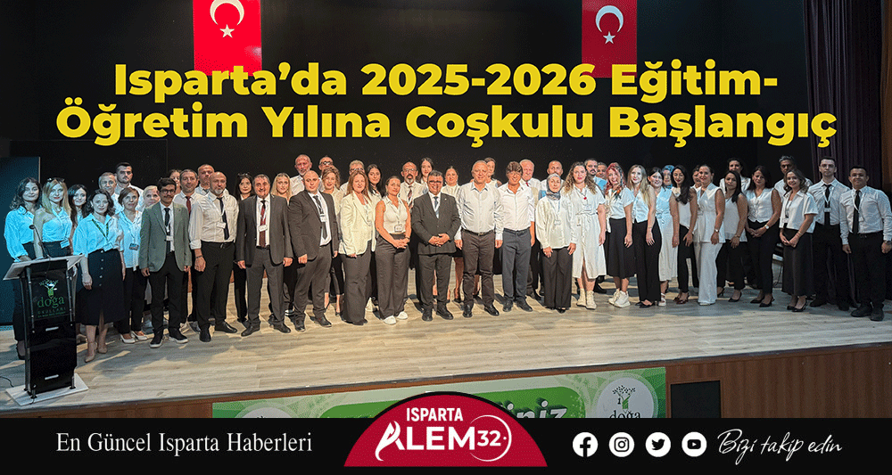 Türkiye genelinde olduğu gibi Isparta’da da 2025-2026 eğitim-öğretim yılına hazırlıklar