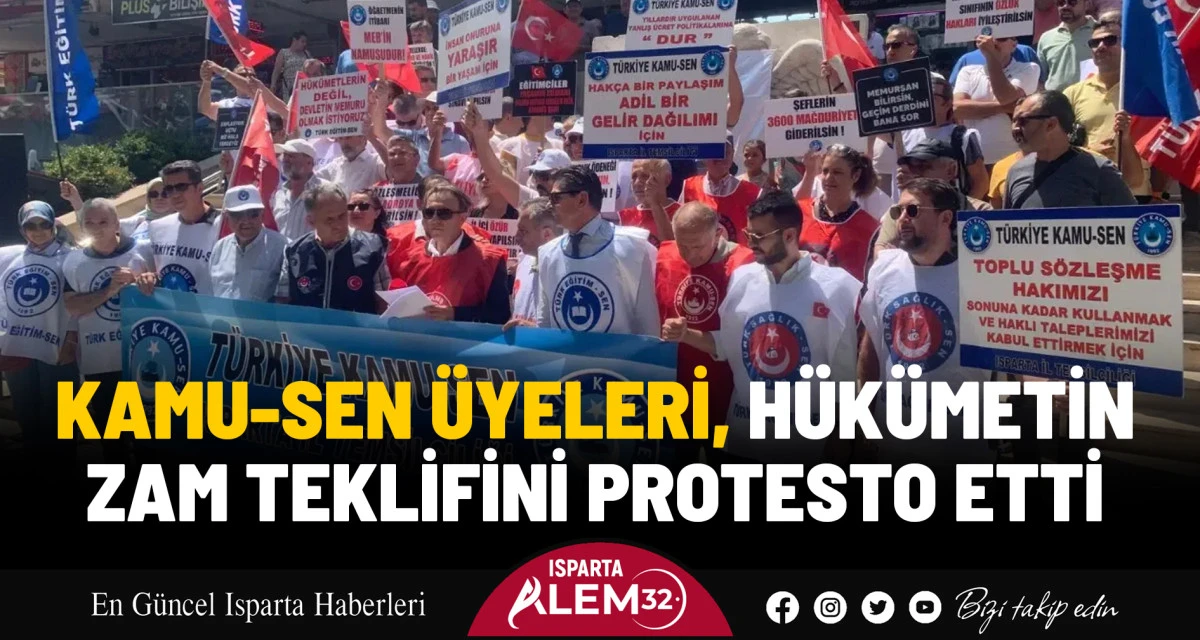 Kamu-Sen, hükümetin memur ve memur emeklileri için zam teklifini, Kaymakkapı