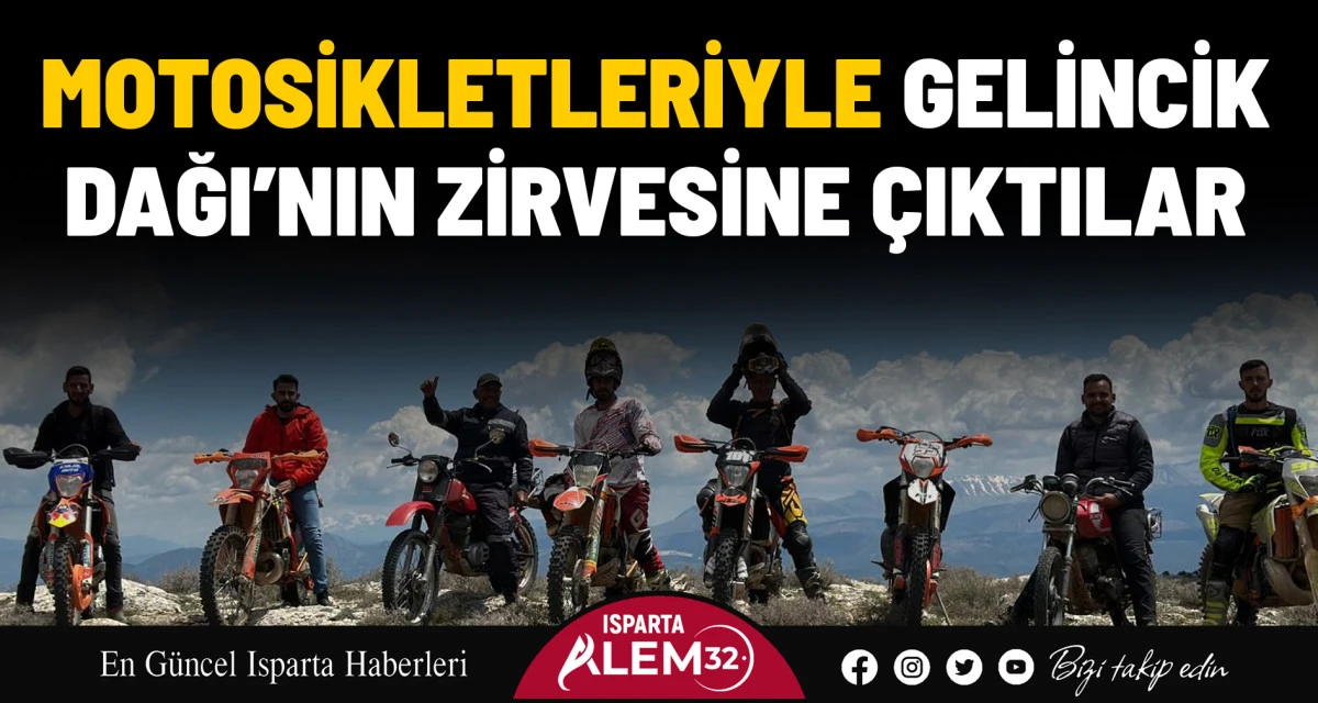 Isparta’nın Atabey ilçesinde faaliyet gösteren Atabey Enduro Kulübü, zorlu bir