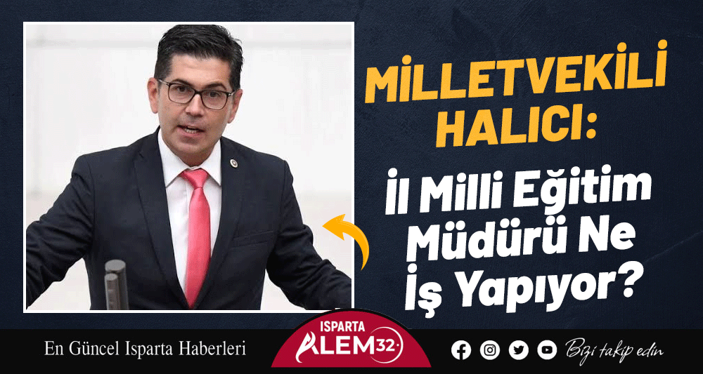CHP Isparta Milletvekili ve PM Üyesi Hikmet Yalım Halıcı, Isparta’da