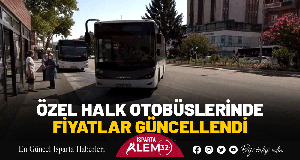 Isparta’da şehir içi ulaşımı sağlayan Halk Otobüsleri Kooperatifi, artan maliyetler