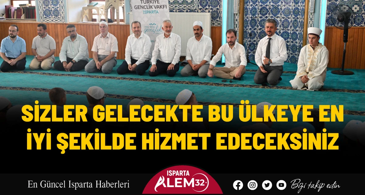 Isparta Belediye Başkanı Şükrü Başdeğirmen ve eşi Şadiye Başdeğirmen, TÜGVA’nın