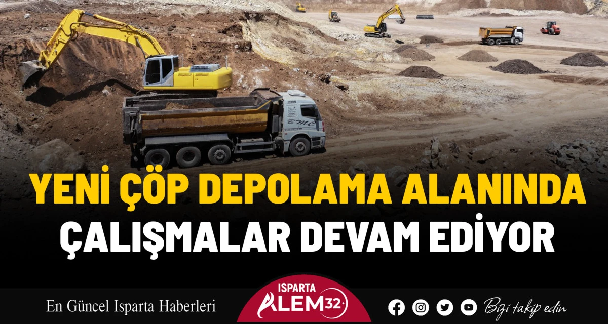 2 ay sonra tamamlanması planlanan Yeni Çöp Depolama Alanında 940