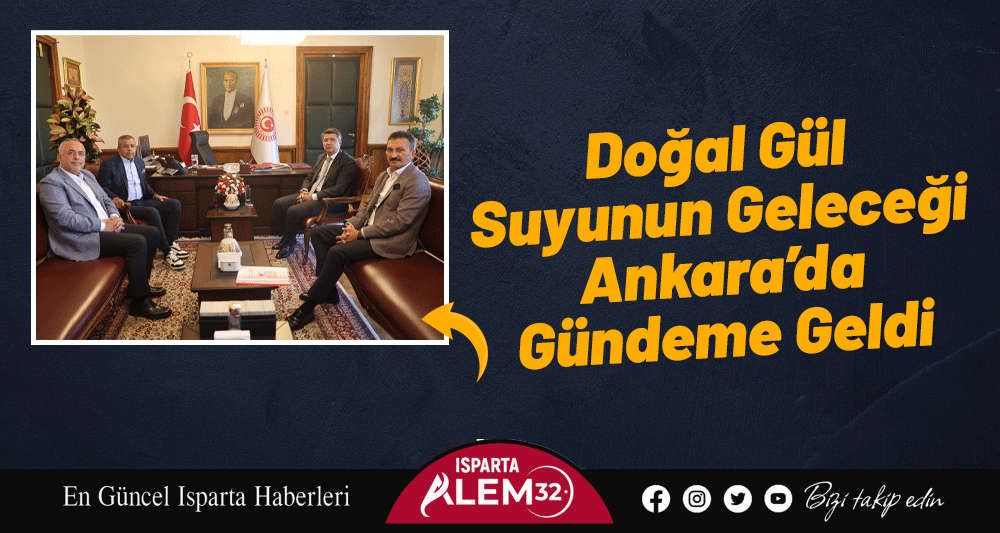 Isparta Ticaret Borsası Yönetim Kurulu Başkanı Hüdai Şahin ve Meclis