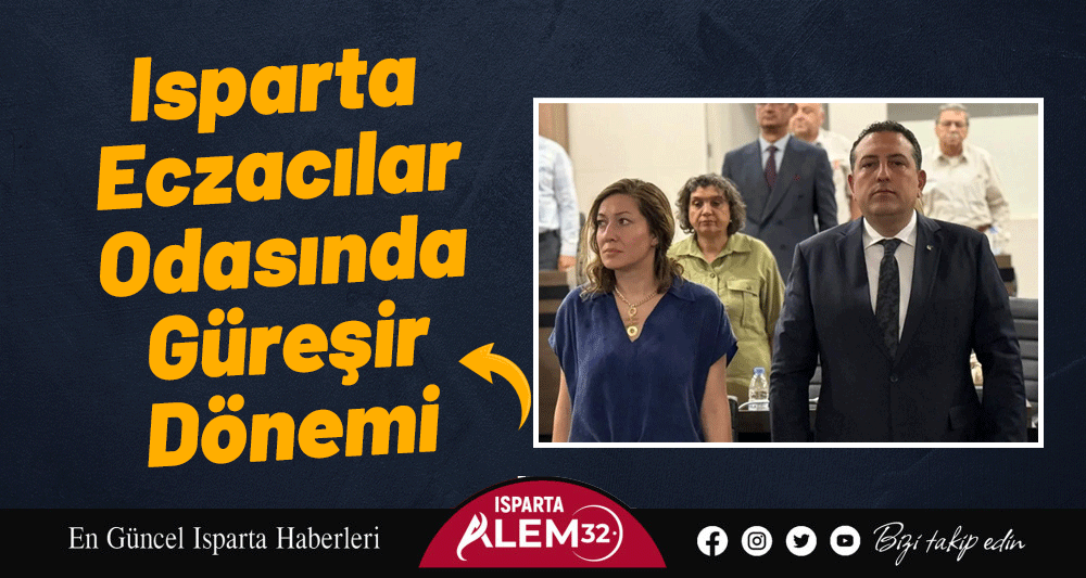 Isparta Eczacılar Odasında gerçekleştirilen genel kurulda başkanlık için mevcut Başkan