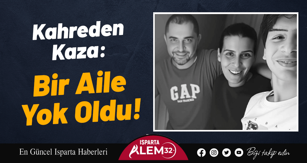 Ispartalı aile, Mısır’da kaza geçirdi. Baba, anne ve çocuk hayatını