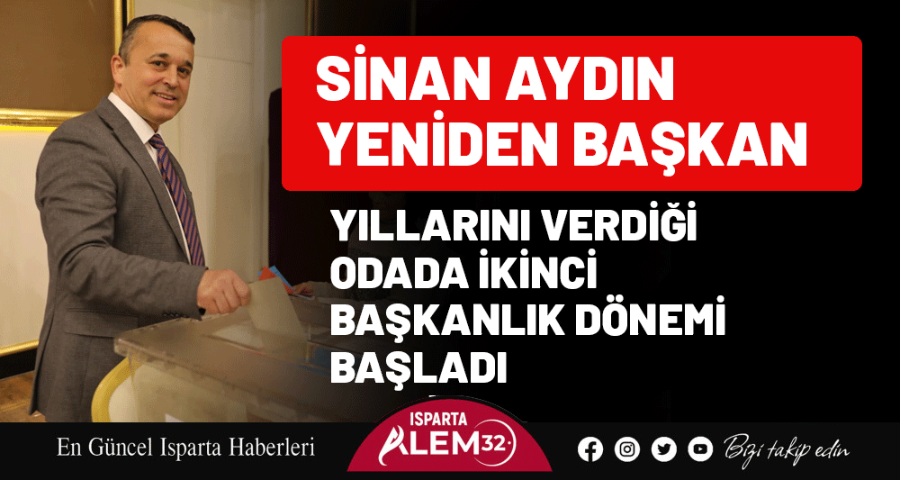 Isparta Bakkallar ve Bayiler Odası’nın olağan genel kurulu kapsamında seçim