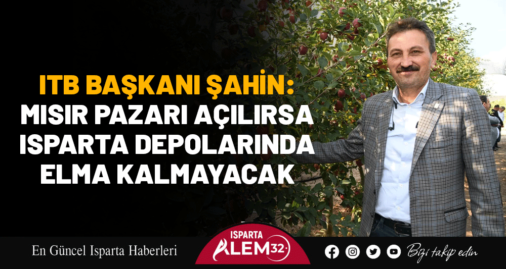 Isparta Ticaret Borsası (ITB) Yönetim Kurulu Başkanı Hüdai Şahin, 1-4
