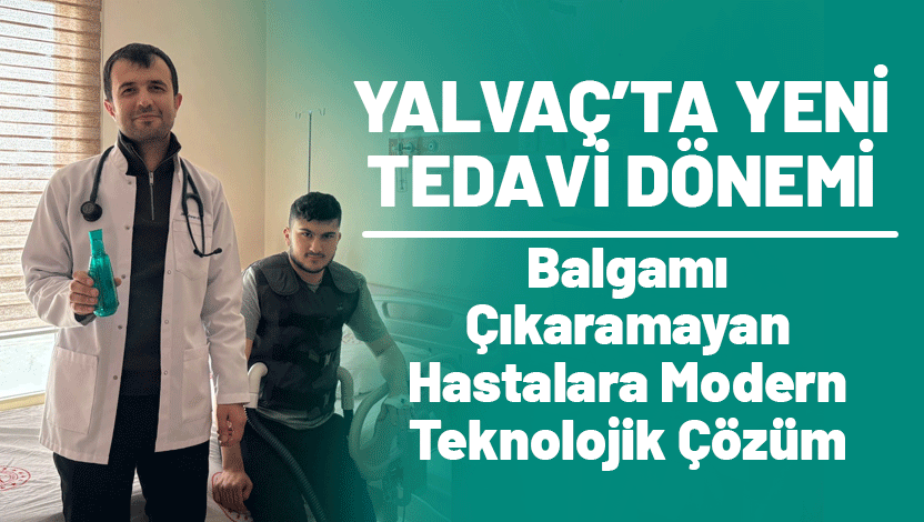 Yalvaç Devlet Hastanesi Göğüs Hastalıkları Uzmanı Dr. Alperen Koç, solunum