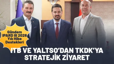 Isparta Ticaret Borsası (ITB) Yönetim Kurulu Başkanı Hüdai Şahin ve