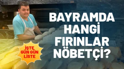 Kurban Bayramı süresince vatandaşların ekmek ihtiyacının karşılanması amacıyla bayram boyunca