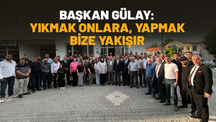 Milliyetçi Hareket Partisi Isparta İl Teşkilatı Senirkent'e çıkarma yaptı. İl