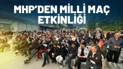 Milliyetçi Hareket Partisi Isparta Teşkilatları tarafından düzenlenen organizasyonda, A Milli