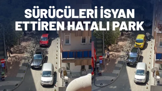Isparta'da Pirimehmet Mahallesi'nde 1736 sokakta park halindeki otomobil, sürücüleri isyan