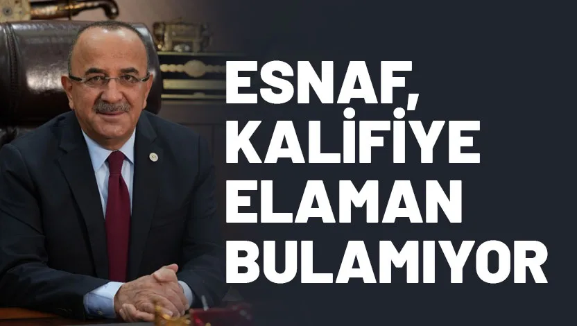 Isparta Esnaf ve Sanatkarlar Odaları Birliği Başkanı Ahmet Tural, mesleki