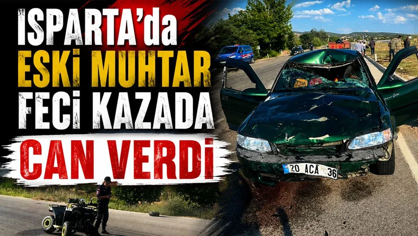 Isparta’nın Keçiborlu ilçesine bağlı Aydoğmuş Köyü çıkışında meydana gelen trafik