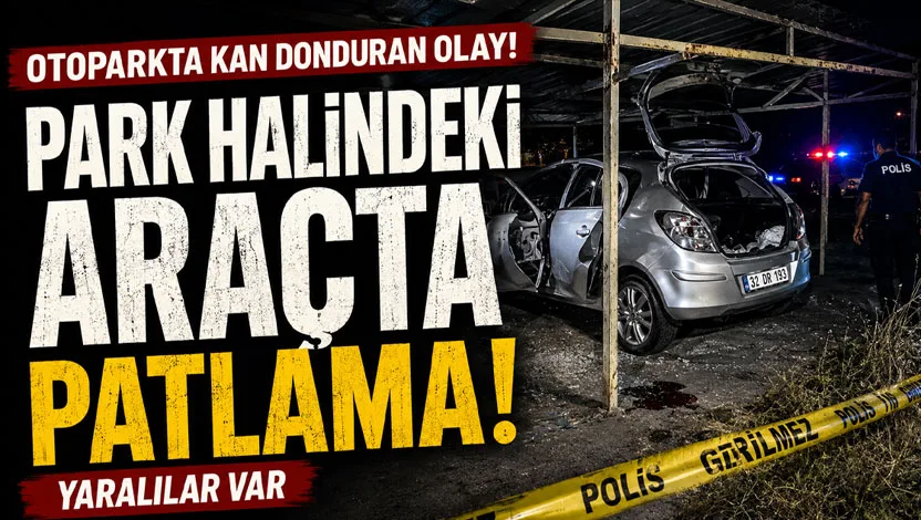 Isparta’da Anadolu Mahallesinde 160 cadde üzerinde bulunan bir apartmanının otoparkında